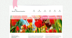 Desktop Screenshot of danskeblomsterhandlere.dk