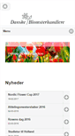 Mobile Screenshot of danskeblomsterhandlere.dk